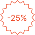 Скидка 25%