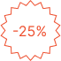 скидка 25%